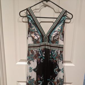 Printed cocktail dress